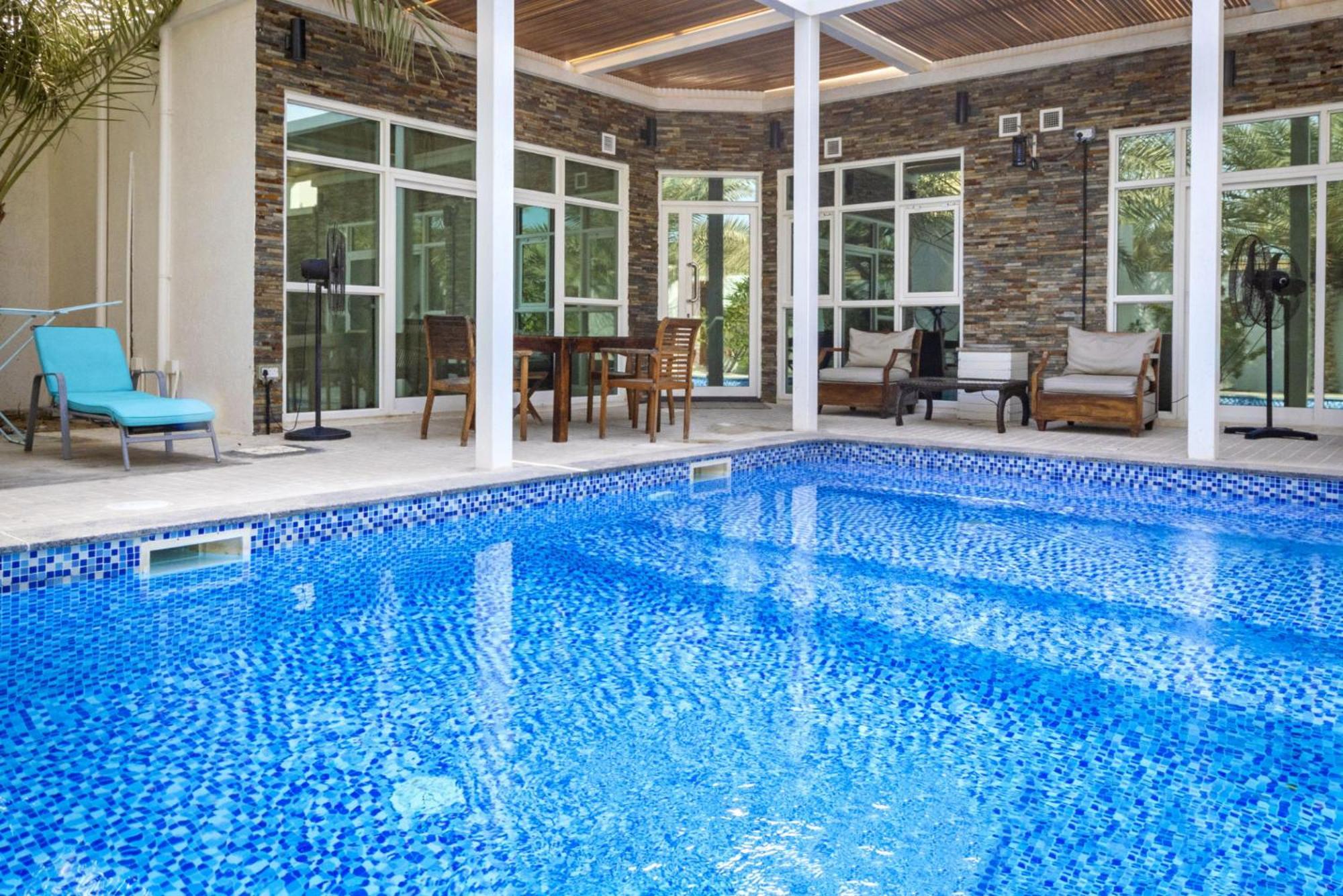 Dar 66 Pool Chalets With Jacuzzi ราสอัลไคมาห์ ภายนอก รูปภาพ